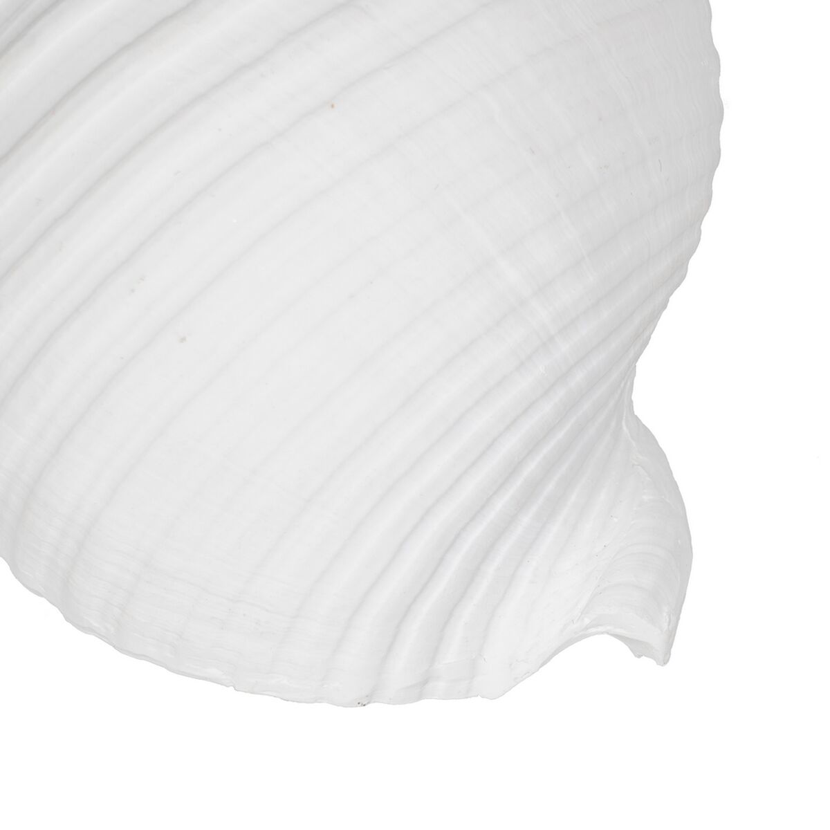 Dekorativ figur Hvid Snegl 11 x 9 x 8 cm